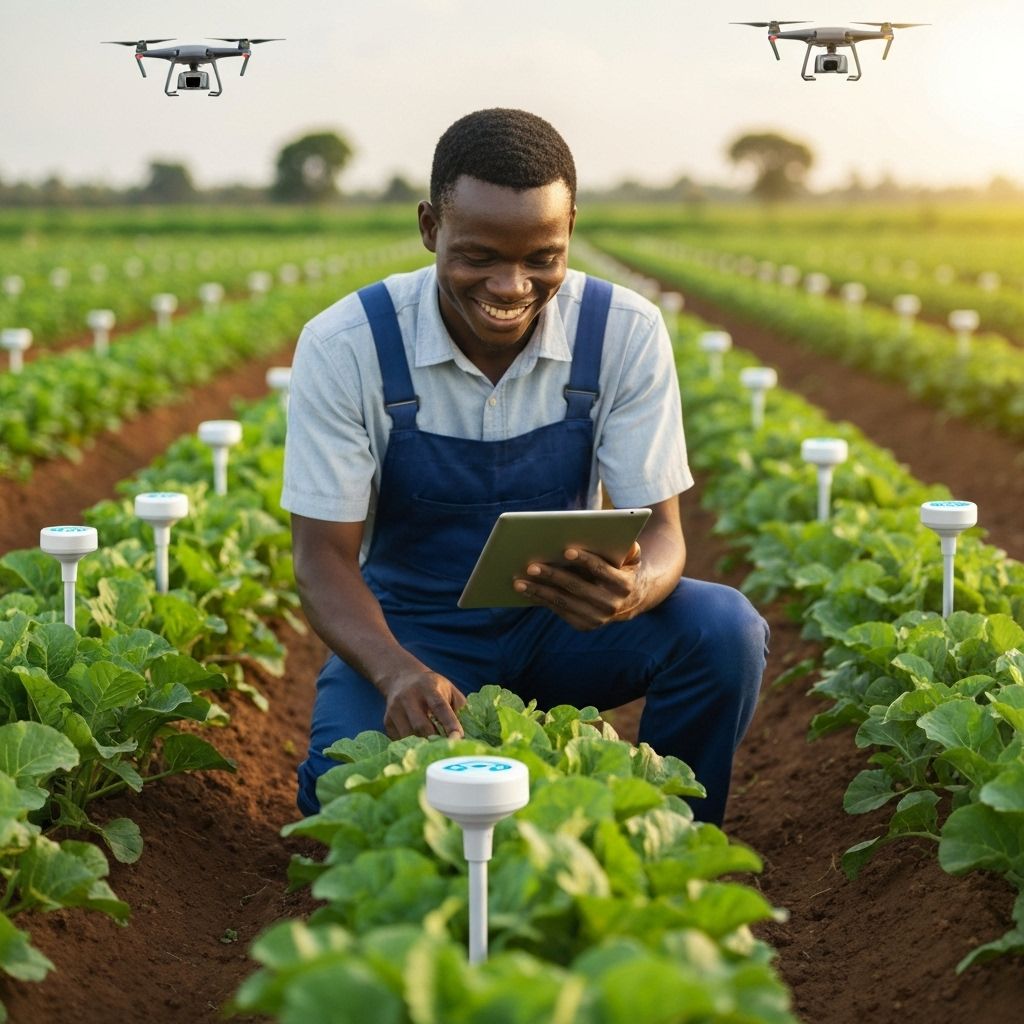 Agriculture Intelligente: IoT et Capteurs pour l'Optimisation des Cultures